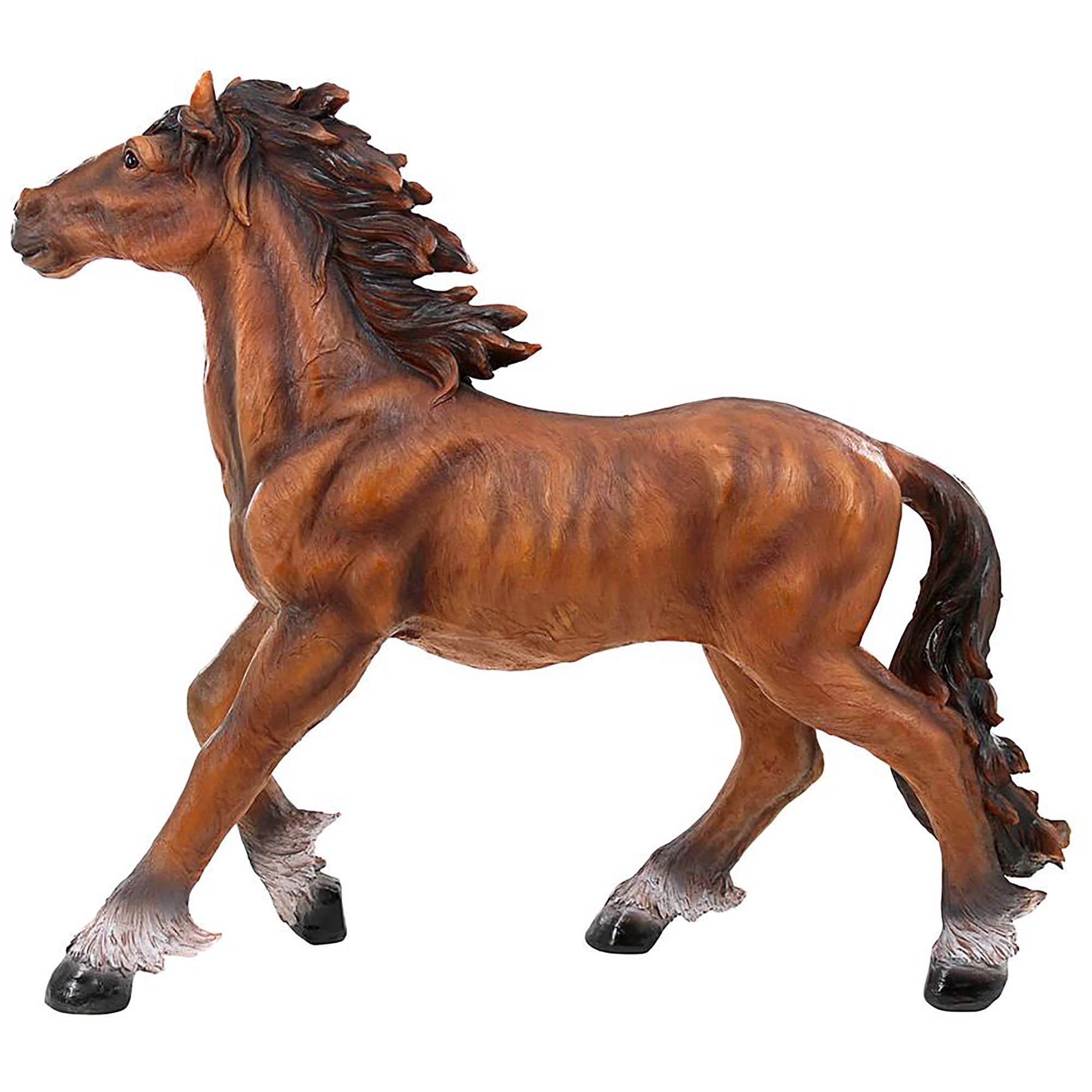 Design Toscano 23" Unbridled Running Wild Mustang Horse Statue